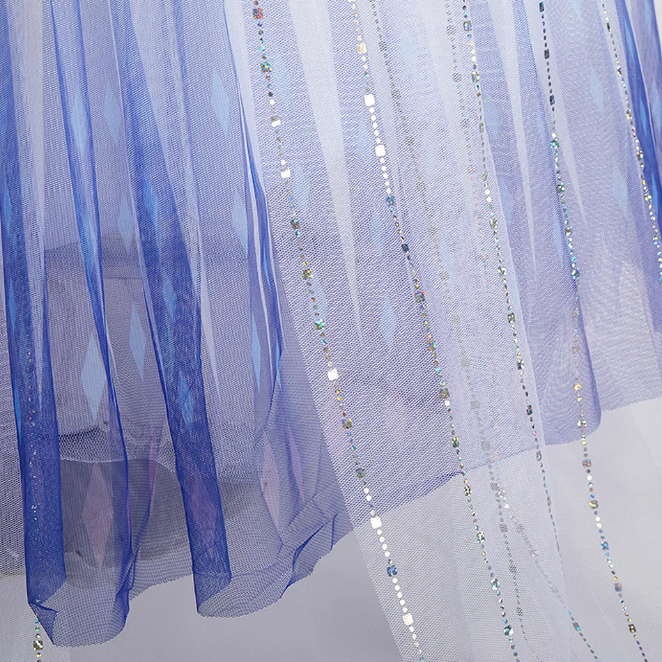 Crystal Snow Elegant Princess Dress