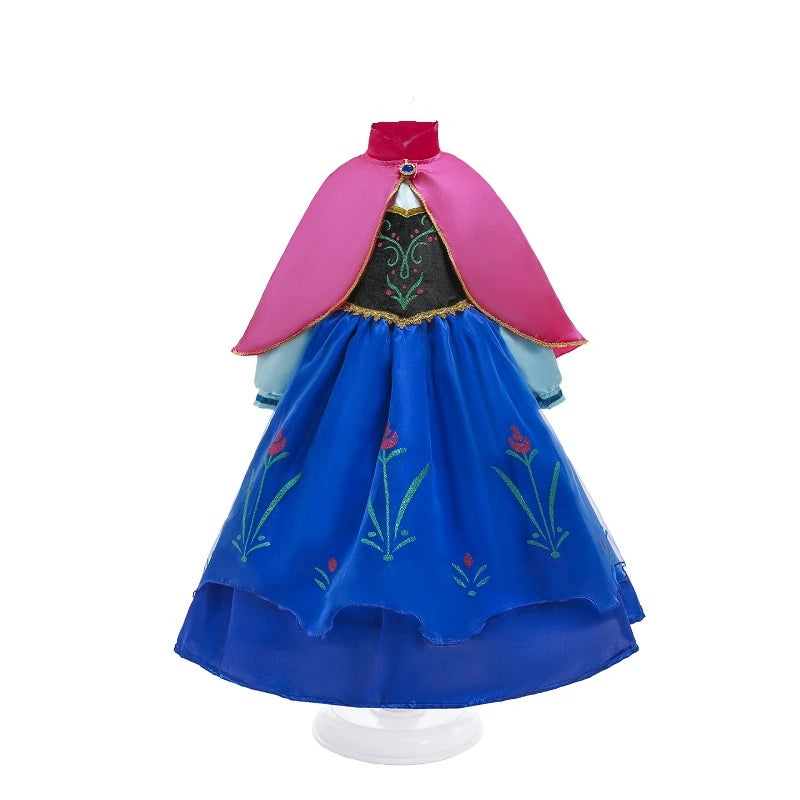 Anna Snow Princess Elegant Dress