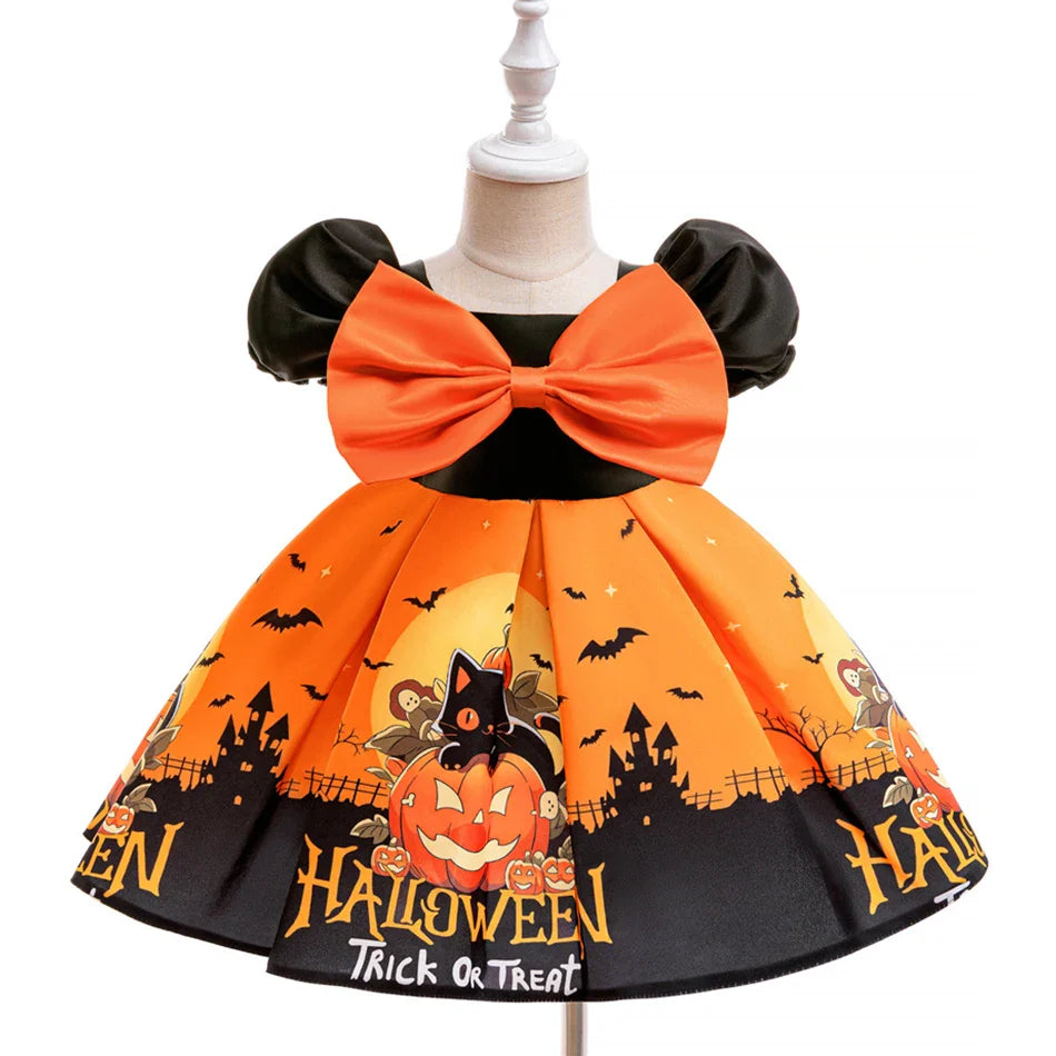 ハロウィン パンプキンプリンセスドレス