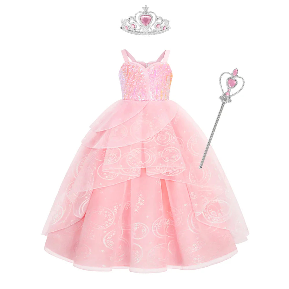 ピンクスパンコール プリンセスドレス