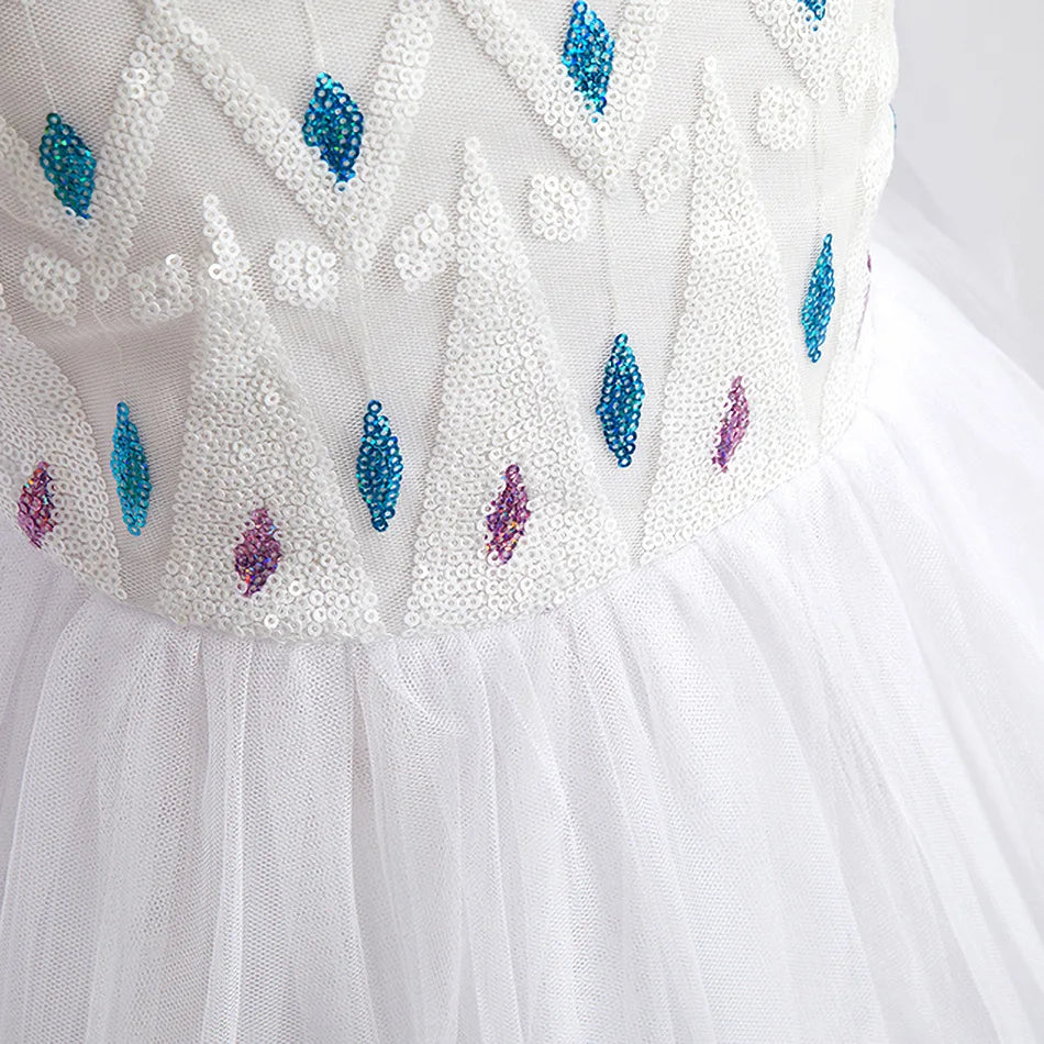 Crystal Snow Elegant Princess Dress