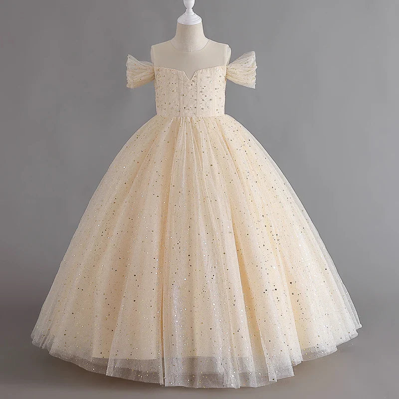 ロングプリンセス グリッターグラマードレス