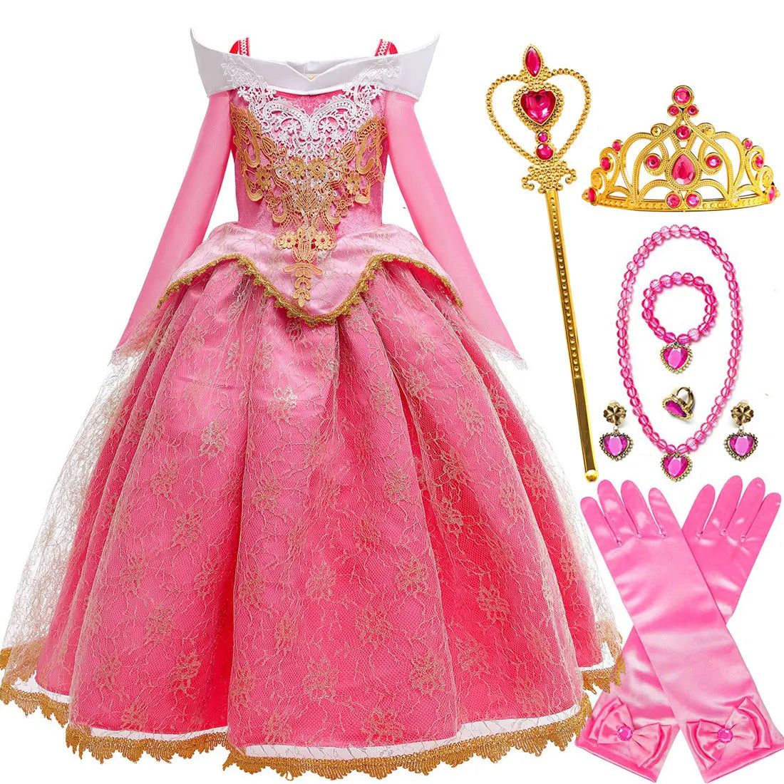 ロイヤルローズ・ゴールデンドリームプリンセスドレス