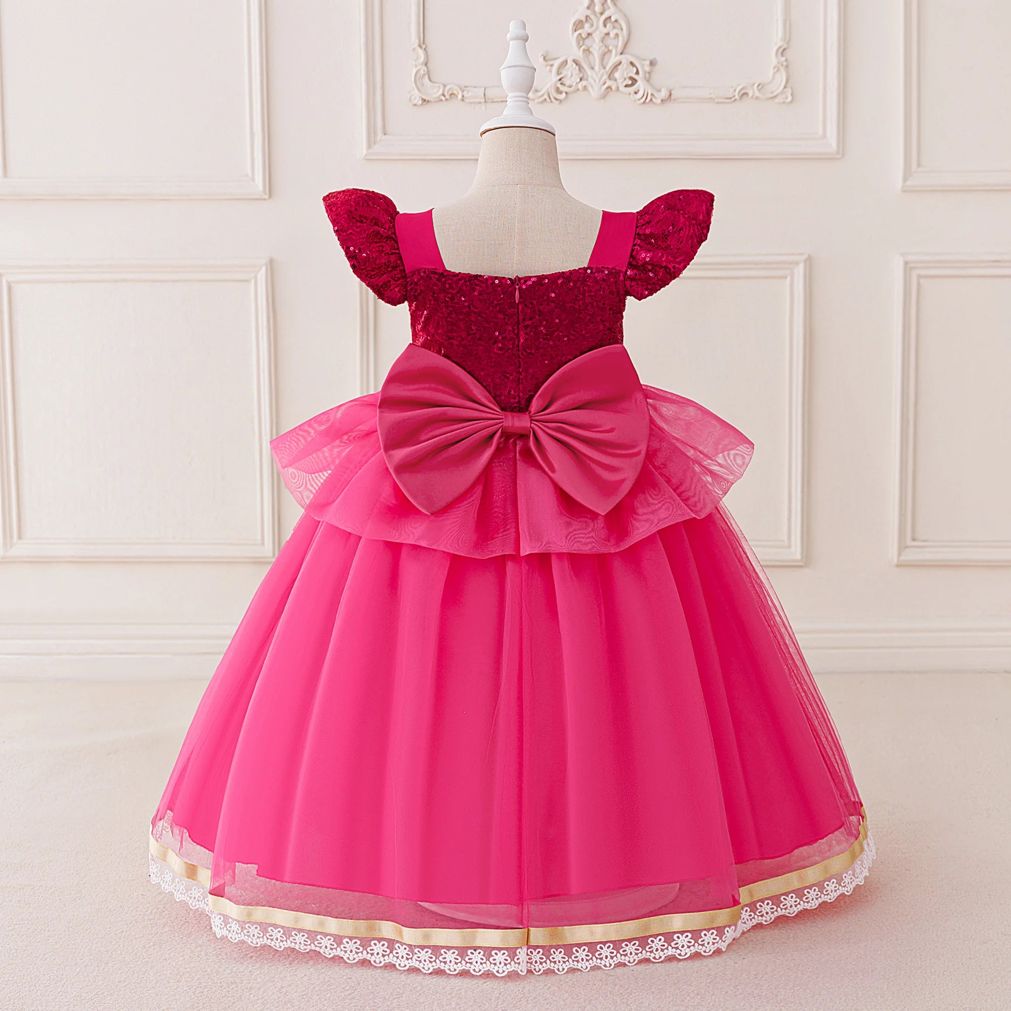Royal Pink Princess Dress