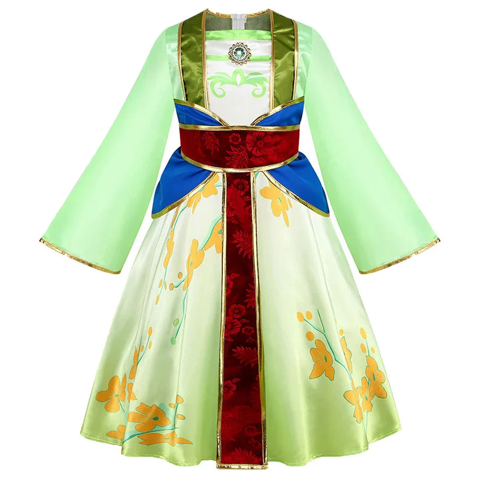 東方の勇気 プリンセスコスチューム(着物風・アクセサリー付き)