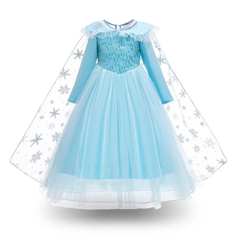 アイスプリンセス コスチュームセット(ケープ付き)