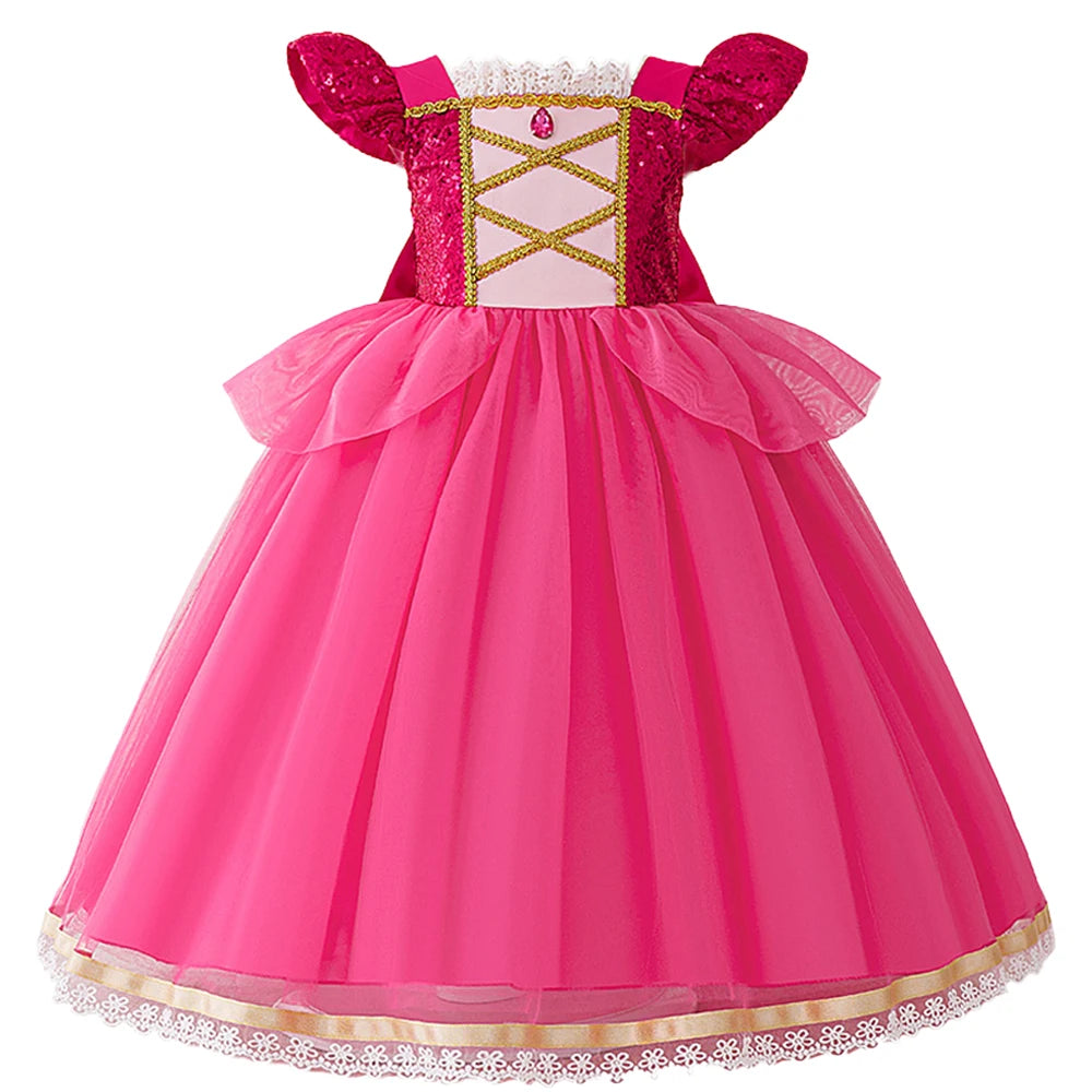 ロイヤルピンク プリンセスドレス