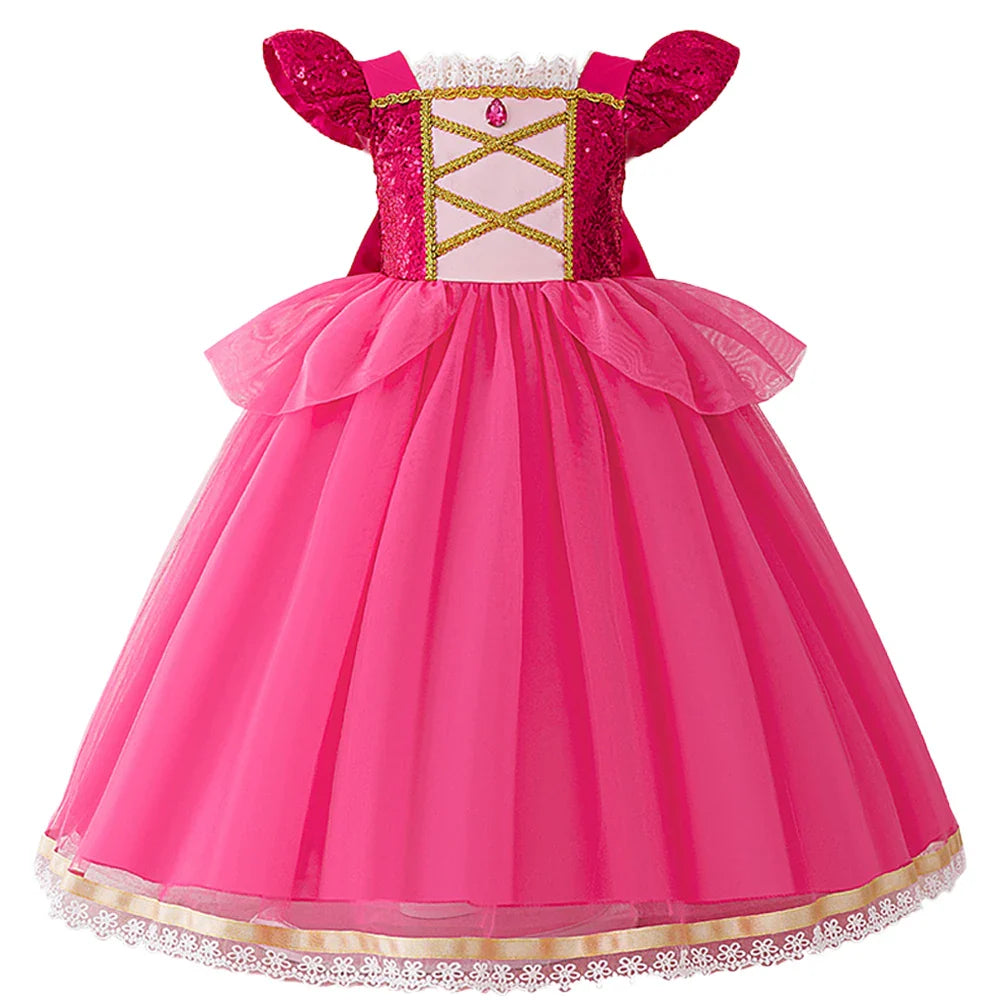 ピンク プリンセスドレス(ロイヤルブロッサム チュール)