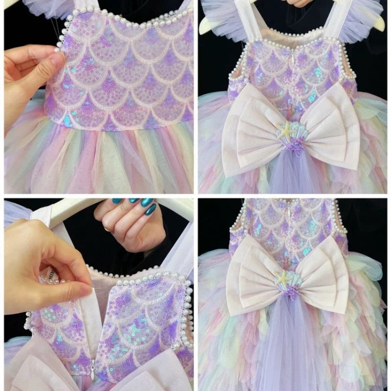 レインボーマーメイド・プリンセスドレス