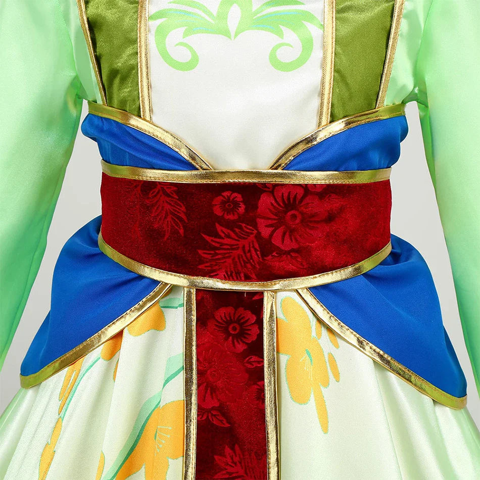 東方の勇気 プリンセスコスチューム(着物風・アクセサリー付き)