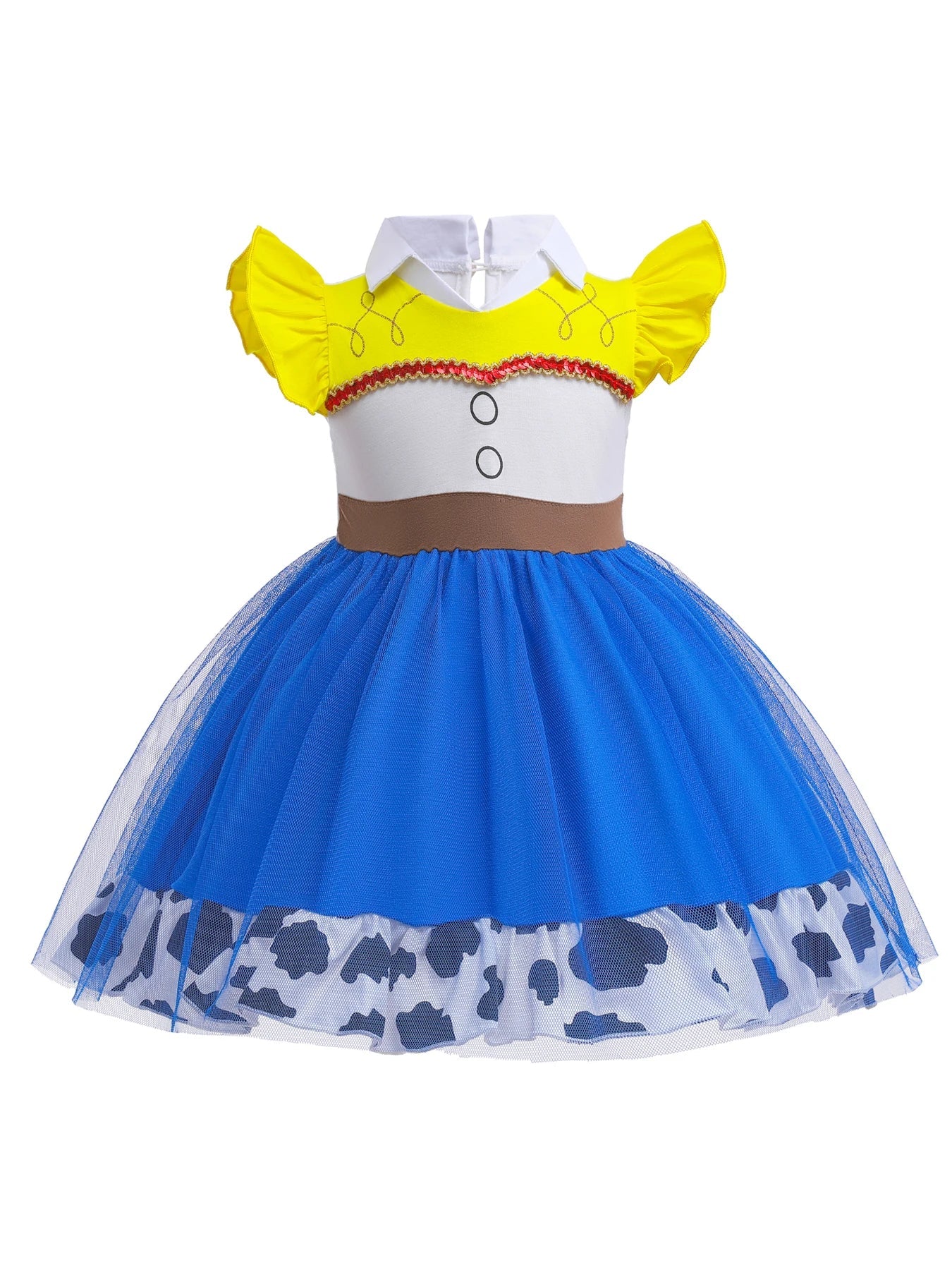 Cowgirl tulle princess dress for girls by Magic Tree Kids with full twirly skirt