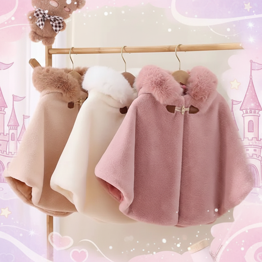 ウィンタープリンセス ファーフェイクケープ