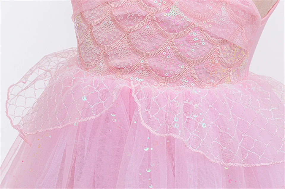Pink Fairy Tutu Dress with Wings