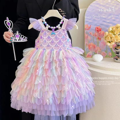 レインボーマーメイド・プリンセスドレス