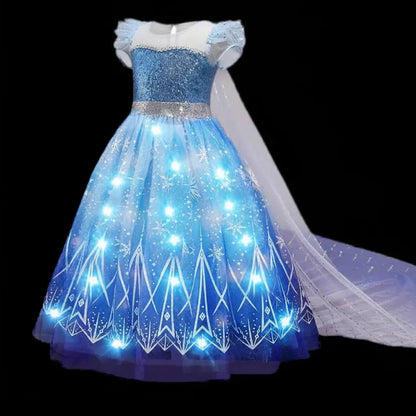 スノーフレークマジック ライトアップ プリンセスドレス（LED）