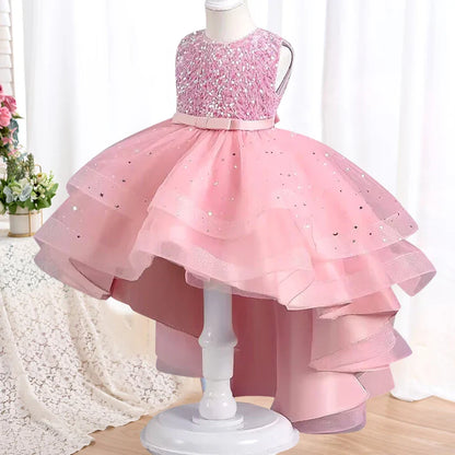 スパークリングプリンセス 重ねチュール パーティードレス