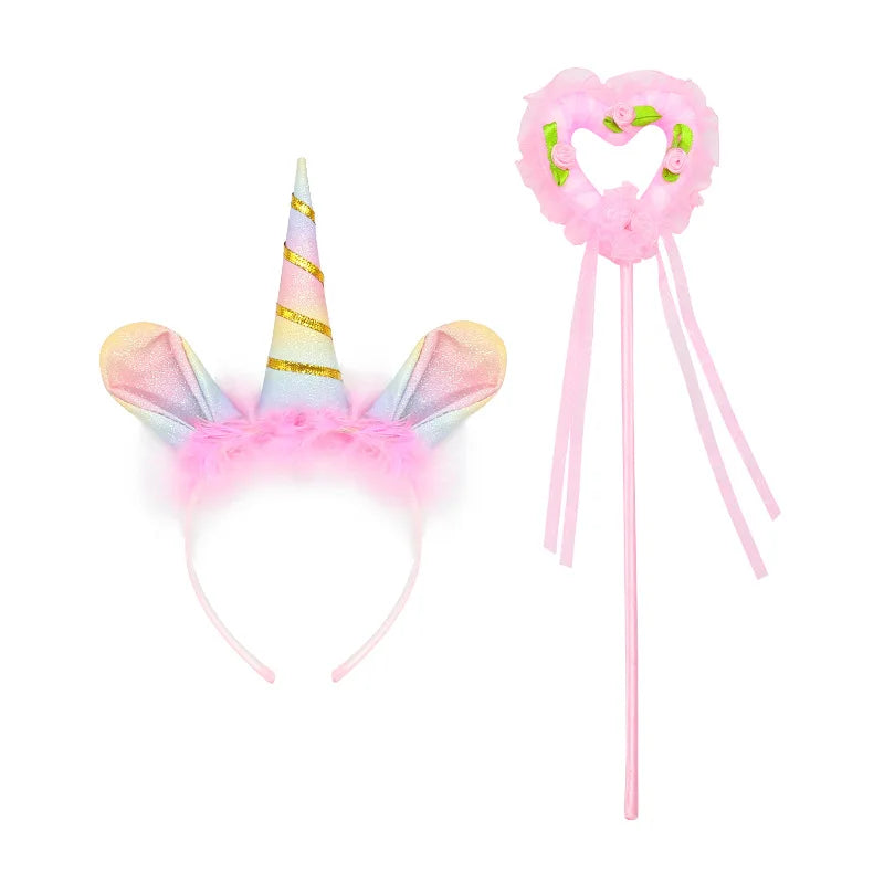 Rainbow Unicorn Princess Dress