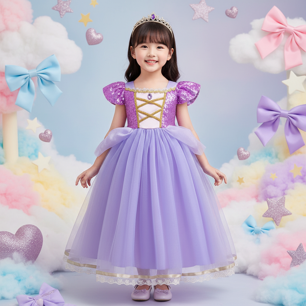 プリンセス・ライラック・ドリームガウン