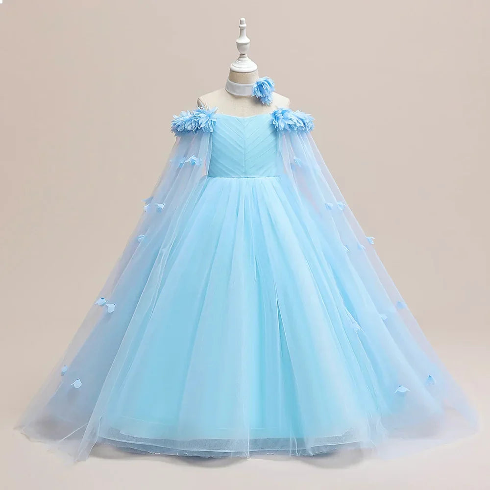 フローラルロイヤリティ キッズパーティードレス