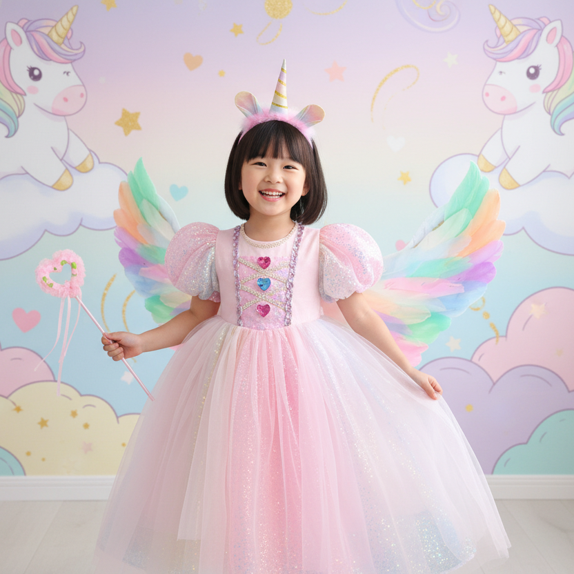 レインボーユニコーン・プリンセスドレス