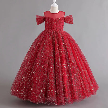 ロングプリンセス グリッターグラマードレス