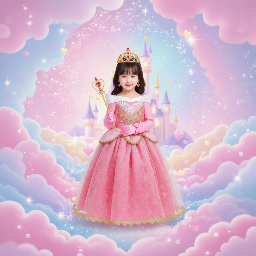 ロイヤルローズ・ゴールデンドリームプリンセスドレス