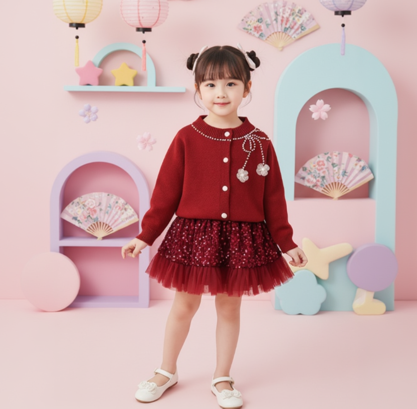 ホリデースパークル・ニットセット