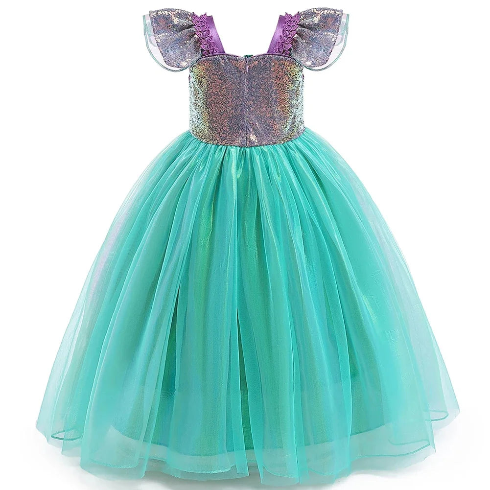 リトルマーメイド・プリンセスドレス – パール＆シェルデザイン