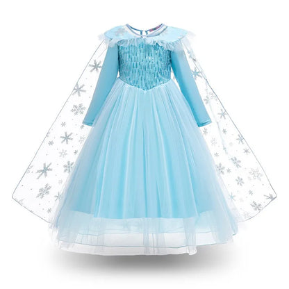 アイスプリンセス コスチュームセット（ケープ付き）