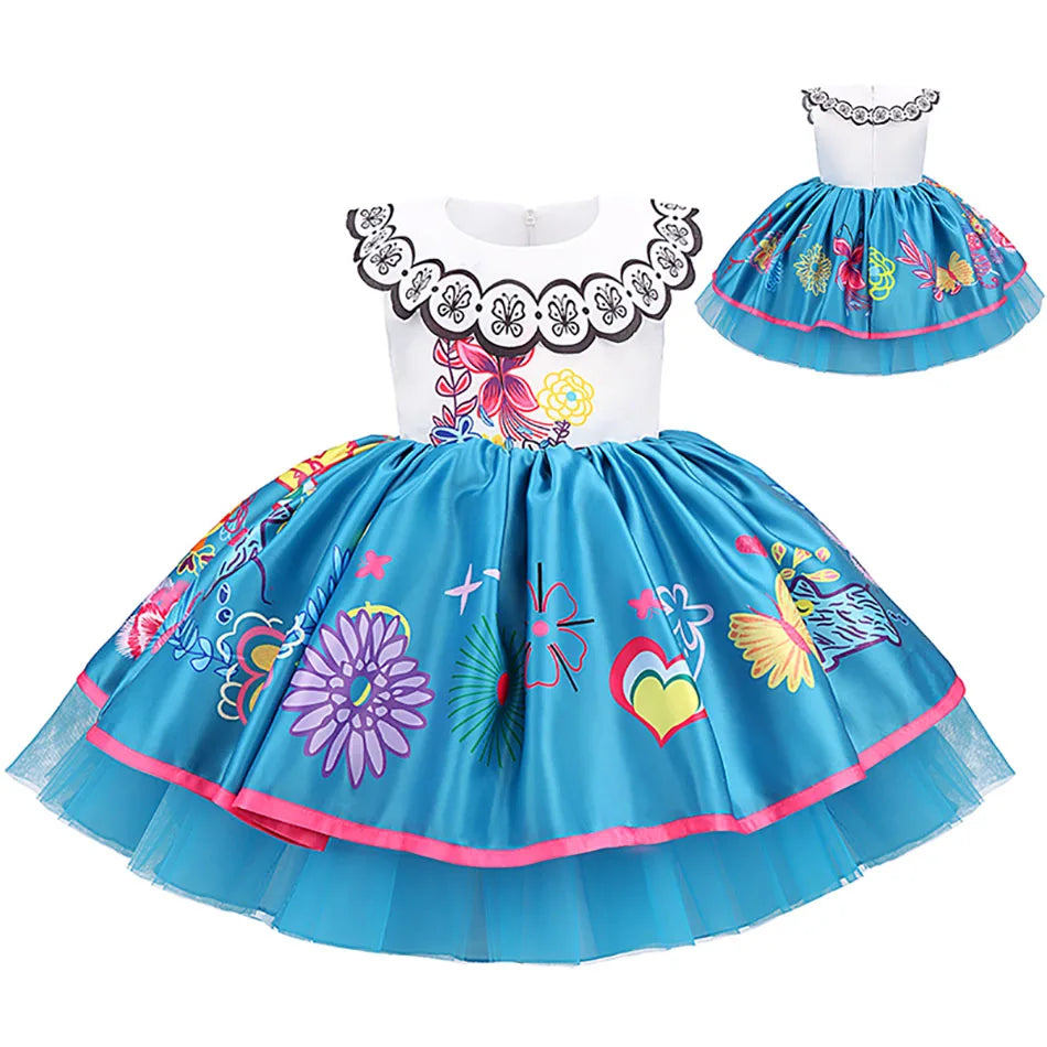 Colorful Flower Costume Dress