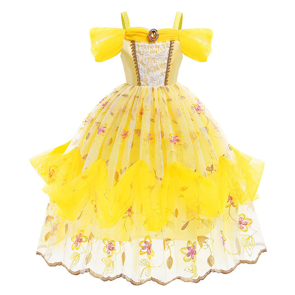 イエロー プリンセスドレス