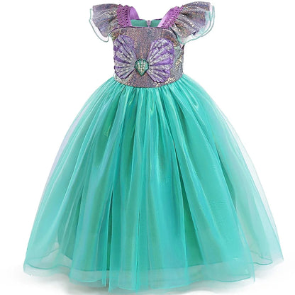 リトルマーメイド・プリンセスドレス – パール＆シェルデザイン