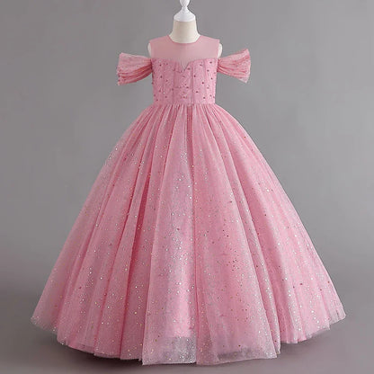ロングプリンセス グリッターグラマードレス