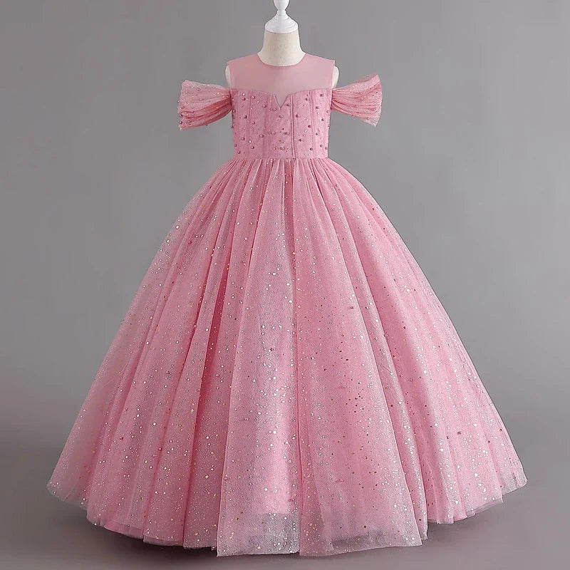 ロングプリンセス グリッターグラマードレス