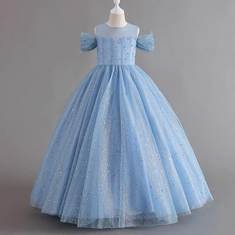 ロングプリンセス グリッターグラマードレス