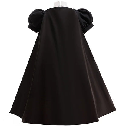Regal sorceress-queen costume dress detail for girls