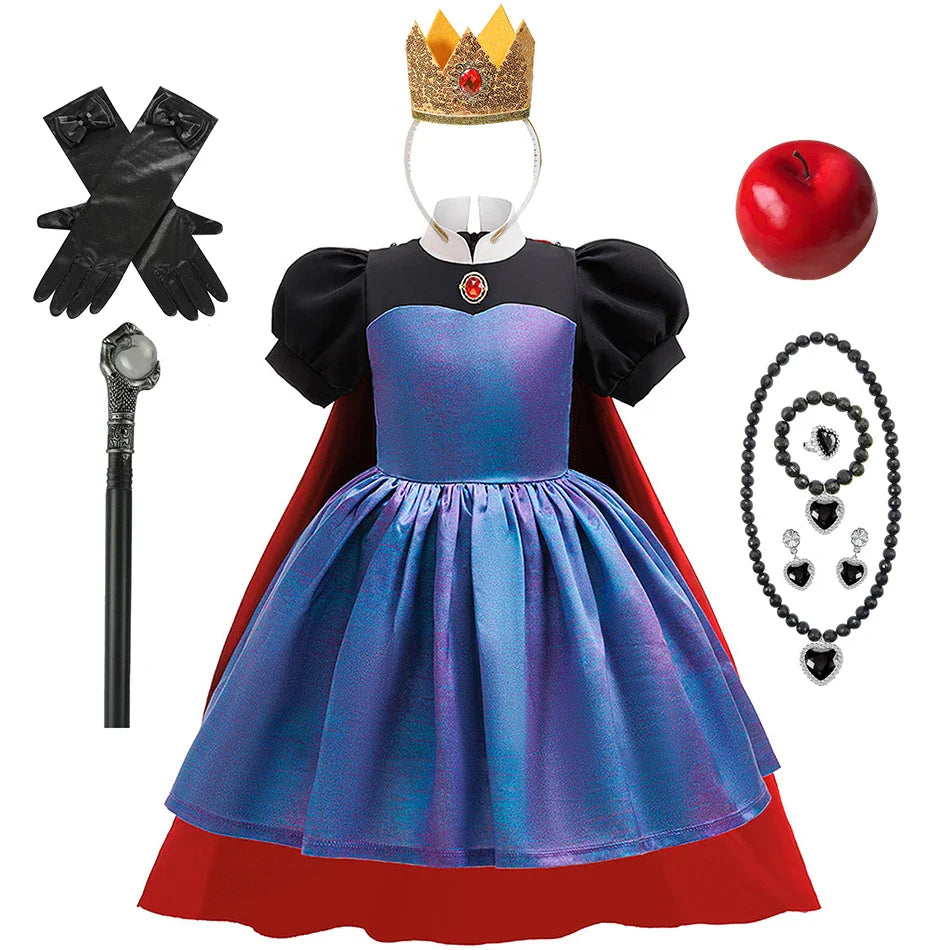Magic Tree Kids dark queen princess costume back view